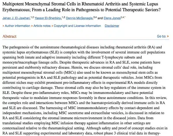 Multipotent Mesenchymal Stromal Cells in Rheumatoid Arthritis and Systemic Lupus Erythematosus; From a Leading Role in Pathogenesis to Potential Therapeutic Saviors?